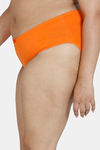 Zivame True Curv Medium Rise Full Coverage Hipster Panty - Exotic Orange — thumbnail 4